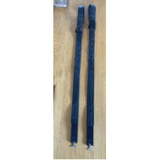 Second-hand Barefoot 'Mono' Closed Ring Stirrup Leathers Black Medium