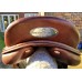 Frank Baines Elan Close Contact Jumping Saddle, 17.5" Nut Brown, Wide / Medium Wide