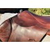 Frank Baines Elan Close Contact Jumping Saddle, 17.5" Nut Brown, Wide / Medium Wide