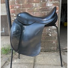 Barrie Swain SemiFlex Holistic Dressage Saddle 17.5" Black