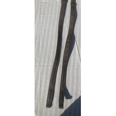 Brown Dressage Stirrup Leathers (webbers) Medium (28") second-hand